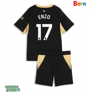 Manchester City Enzo Fernandez #17 Replika Babytøj Udebanesæt Børn 2026-27 Kortærmet (+ Korte bukser)